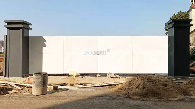 鋼結(jié)構(gòu)烤漆工地雙開(kāi)門(mén) 建筑工地大門(mén) 可定制化生產(chǎn)<