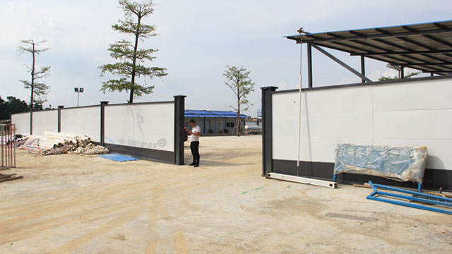 深圳建筑工地圍擋-地產(chǎn)項目工程圍擋-鋼結構烤漆圍擋a款-A/B/C類圍擋-深圳市大通建材有限公司鋼圍擋生產(chǎn)定制廠家